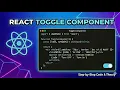 1 - React useState Hook Explained Toggle Button Example for Beginners