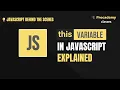 JavaScript this Keyword Explained How this Works in Execution Context