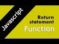 23 Javascript Return statement in hindi