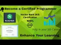 Hacker Rank Skill Certification Become a Verified Programmer Free Engineering Career and Jobs