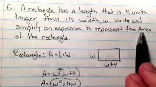 FOM1 Multiply Polynomials word problem 1