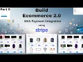 Full E-Commerce App with Payment Gateway Stripe JavaScript HTML CSS Project