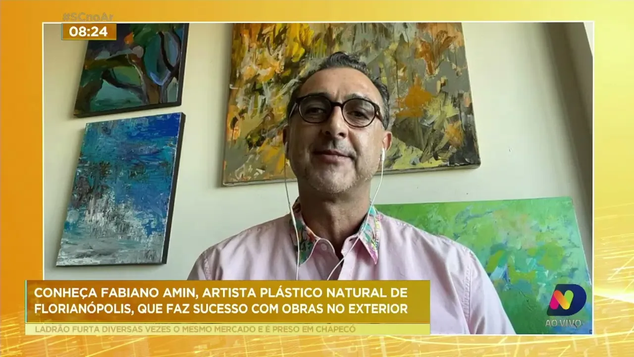 Artista plástico de Florianópolis faz sucesso no exterior