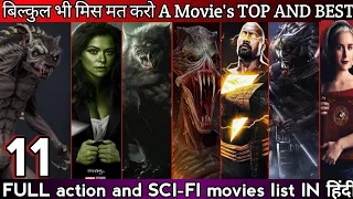 best 11 hollywood movies list in hindi on youtube netflix mx player