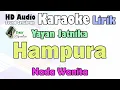 Lagu Hampura - Yayan Jatnika | Karaoke Lirik Nada Wanita