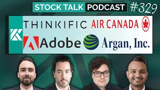 Stock Talk Podcast Episode 329 I THNC AC ADBE AGX