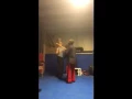 Sifu Alix Lavaud demonstrating with his assistant Guro Charles Reed
