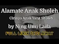 Download Lagu Alamate Anak Sholeh Sholawat Viral Ning Umi Laila - Full Lirik Sholawat