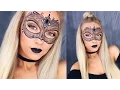 MASQUERADE MASK MAKEUP HALLOWEEN TUTORIAL