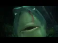 Shark smell blood of dory and lost self control in Finding Nemo