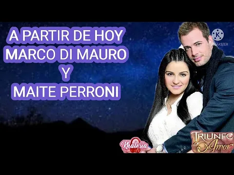 Download MP3 Marco di Mauro - Partir de Hoy [Triunfo del Amor] [Letra Músic Oficial]