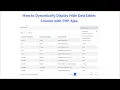 How to Dynamically Show Hide DataTables Column with PHP Ajax