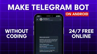 How To Create A Telegram Bot on Android No Coding Required