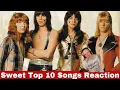 Lagu Reaction to Sweet Top 10 Songs Reaction!