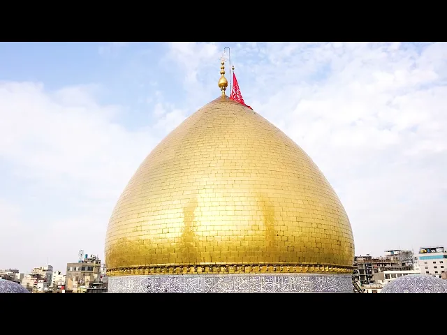 ⁣فيديوهات خام لقبة ومنارة ابي الفضل العباس عليه السلام (5) بدون حقوق و بدقة 4k 60p