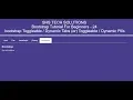 Toggleable Tabs Dynamic Tabs In Bootstrap Bootstrap Tutorial For Beginners - 24 Dynamic Pills
