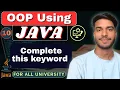 Lec 10 this keyword in Java use of this keyword in Java OOP Using Java Complete Java