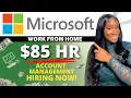 MICROSOFT WORK FROM HOME WHF JOBS ENTRY LEVEL WORK FROM HOME JOBS