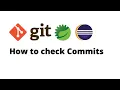 how to see all git commits in STS or Eclipse
