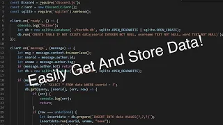 SQLite Databases Tutorial In Discord js JS SQL