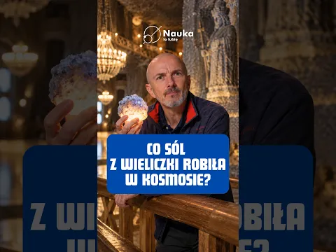 Ta bryłka soli poleciała w kosmos