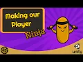 Creating an 3D RPG in Unity Part 3 Making our player Ninja
