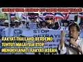 Lagu 'Musuh' Malaysia Bertambah Lagi Rakyat Thai Berdemo Tuntut Anwar Jangan Ikut Campur Urusan Negaranya