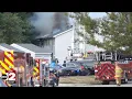 Fire departments across Genesee County fight three alarm apt fire
