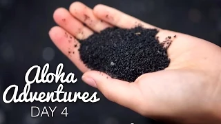 a black sand beach aloha adventures day 4 