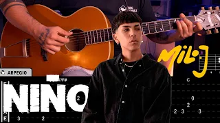 Tutorial "NIÑO" de MILO J en Guitarra (PDF GRATIS)