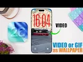 iOS 26 - Set or GIF as Lock Screen Wallpaper on iPhone