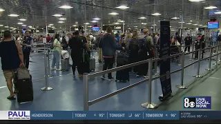 TSA lines moving smoothly in Las Vegas at Reid airport despite ongoing shutdown shortages