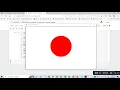 flag of Japan Python turtle library Python for beginners