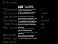 Download Lagu lirik lagu despacito