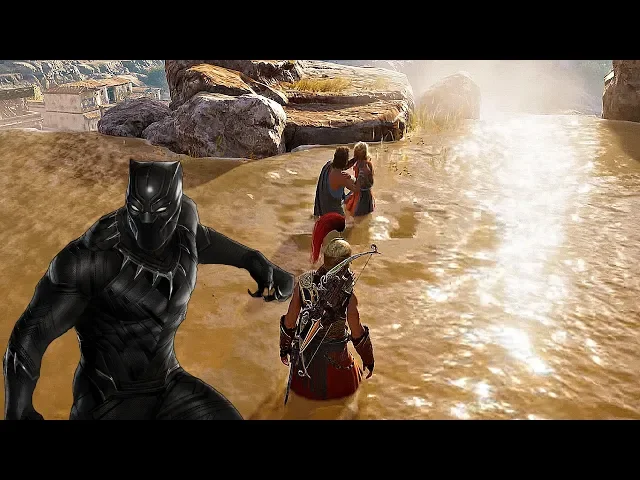 Assassin's Creed Odyssey - Black Panther Easter Egg