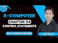 Chapter 04 Control Structure 10th Class Computer Sindh Board otsedtech