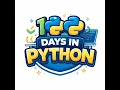 Day-1 - Learn python in 100 days