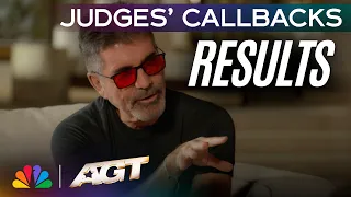 Simon Cowell Reveals Which Acts Are Moving On To The LIVE SHOWS Judges Callbacks AGT 2026