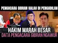 Lagu MENGEJUTKAN!!! HAKIM MARAH BESAR SAAT SIDANG, PENGACARA GIBRAN KASIH DATA YG GAK VALID