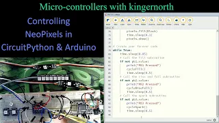 Controlling NeoPixels in CircuitPyton Arduino