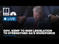 STREAMING Gov Kemp to sign legislation strengthening Georgia s workforce