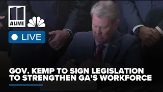 STREAMING Gov Kemp to sign legislation strengthening Georgia s workforce