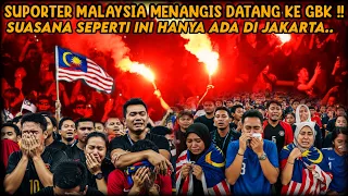 TAK KUASA NAHAN AIR MATA‼️ RAMAI-RAMAI SUPORTER MALAYSIA DUKUNG INDONESIA ‼️