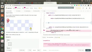 Google Interview Question LeetCode 63 Unique Paths II Explained in JAVA