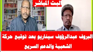 البروف عبدالرؤوف في تحليل التوقيع على ميثاق بين الحركة الشعبية والدعم السريع 
