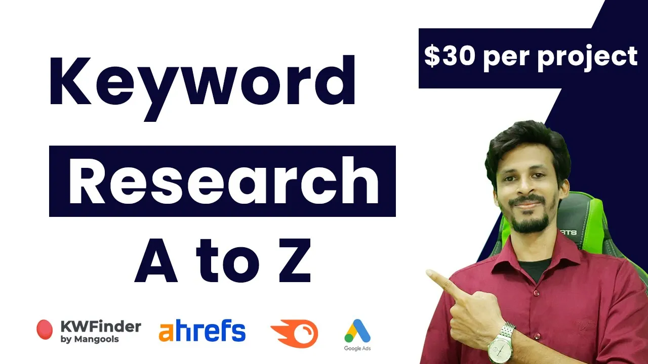 Keyword Research Bangla Tutorial | How to do keyword research I A to Z