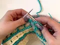 Knitting Into the 5th Stitch Below tutorial K5B