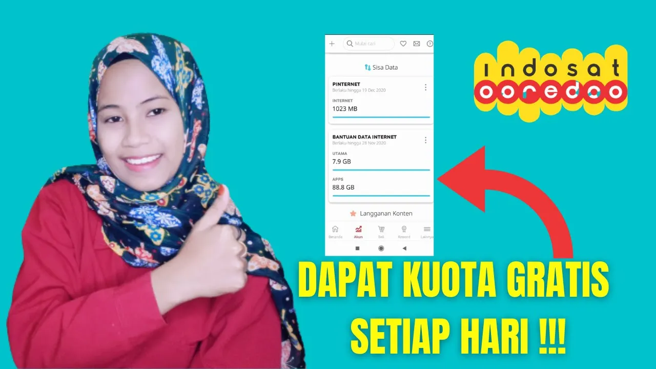 ☑️ KUOTA GRATIS ☑️ Cara Mendapatkan Kuota Gratis Indosat Dari Pemerintah 15 GB