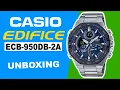 Lagu CASIO Edifice ECB-950DB-2A Unboxing