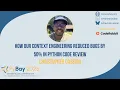 How Context Engineering reduced bugs by 50 in Python code review Christopher Cassion PyBay 2025